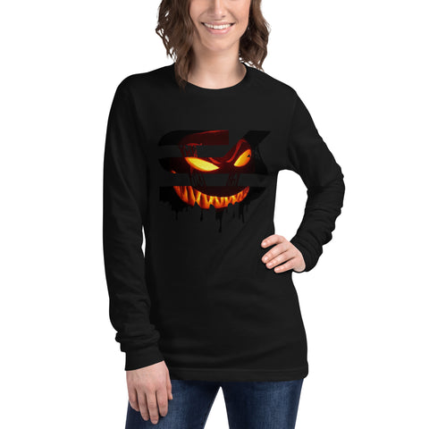 Drippy Pumpkin Unisex Long Sleeve Tee