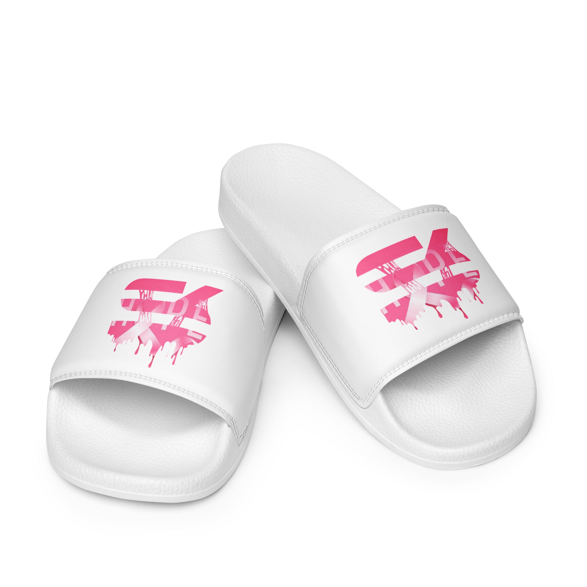 Limited Edition Drippy Breast Cancer Awareness Women's slides
